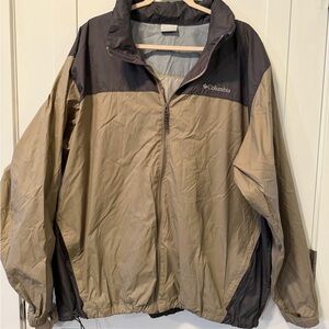Men's Glennaker Lake Rain Jacket XXL Brown/Gray